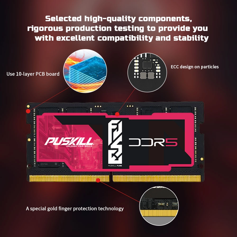 High-Speed DDR5 Laptop RAM