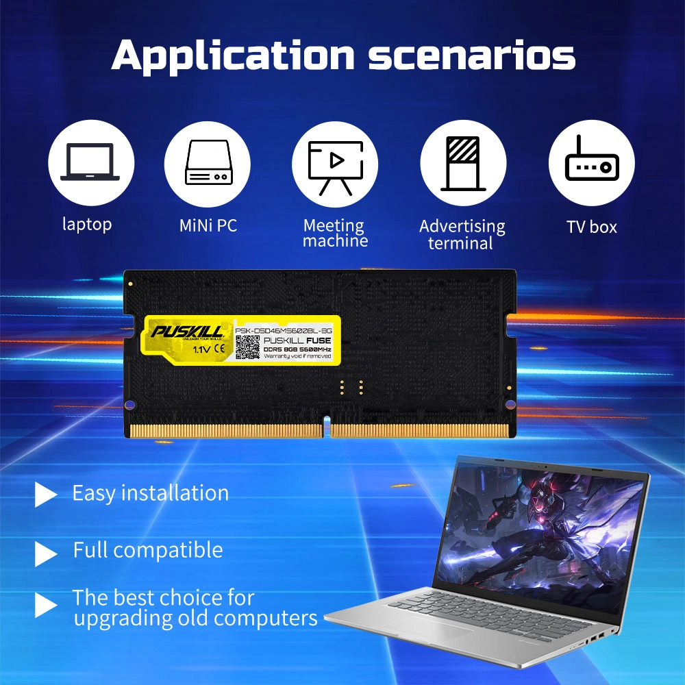 Low Voltage DDR5 SODIMM Memory