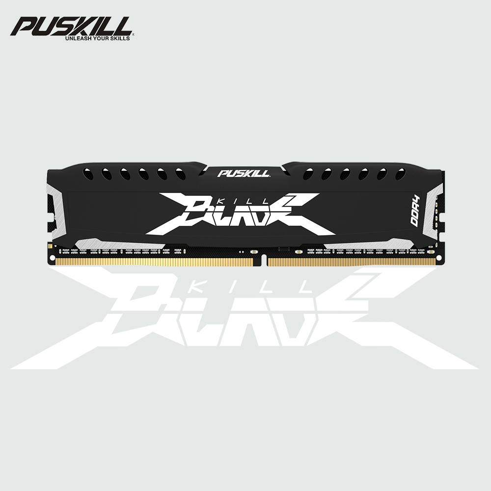 PUSKILL Stable Overclocking DDR4 Desktop RAM With Cooling Vest For PC Gaming Office puskill stable overclocking ddr4 desktop ram with cooling vest for pc gaming office