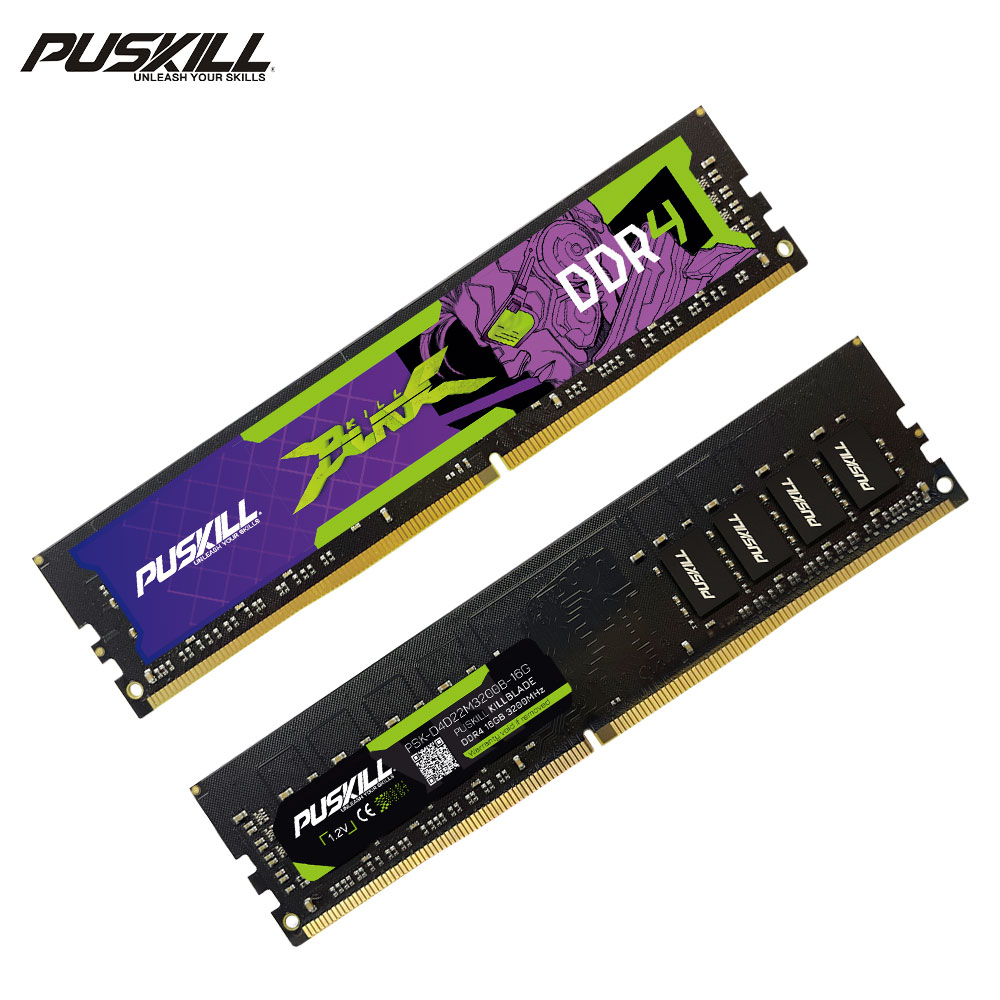 PUSKILL DDR4 Desktop Gaming RAM 8GB 16GB 32GB 2666MHz 3200MHz High Performance Memory Module puskill ddr4 desktop gaming ram 8gb 16gb 32gb 2666mhz 3200mhz high performance memory module