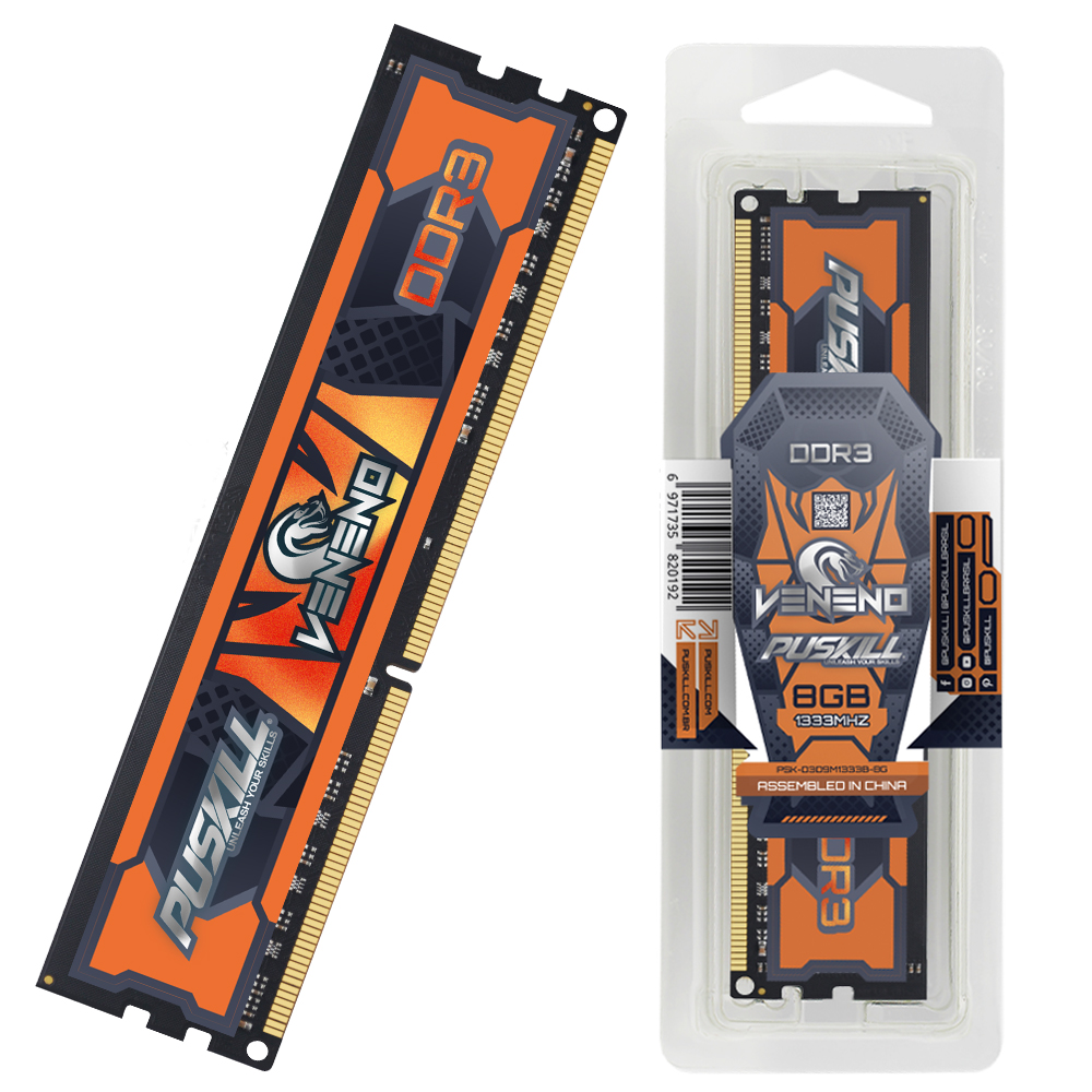 PUSKILL DDR3 1.5V 2GB/4GB/8GB 1333MHz/1600MHz for Desktop RAM puskill ddr3 1.5v 2gb/4gb/8gb 1333mhz/1600mhz for desktop ram