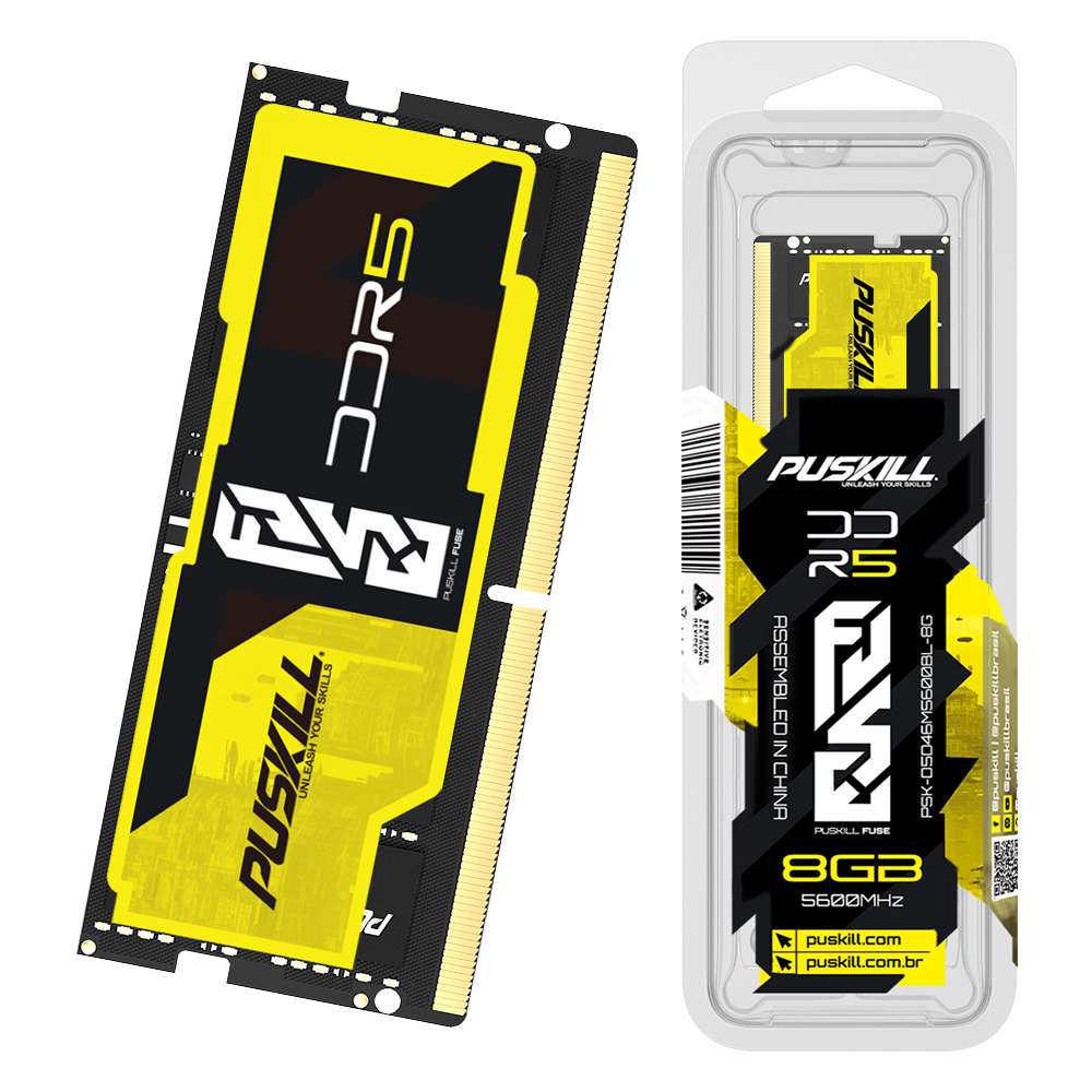 puskill ddr5 laptop sodimm ram, high performance notebook memory for laptop upgrades, boost multitasking & gaming speed puskill ddr5 laptop sodimm ram, high performance notebook memory for laptop upgrades, boost multitasking & gaming speed